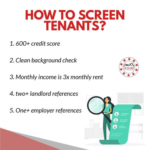 how to screen tenants