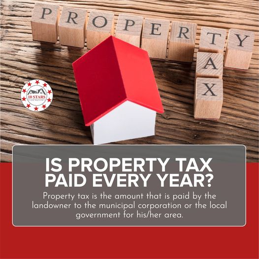property tax paid every year
