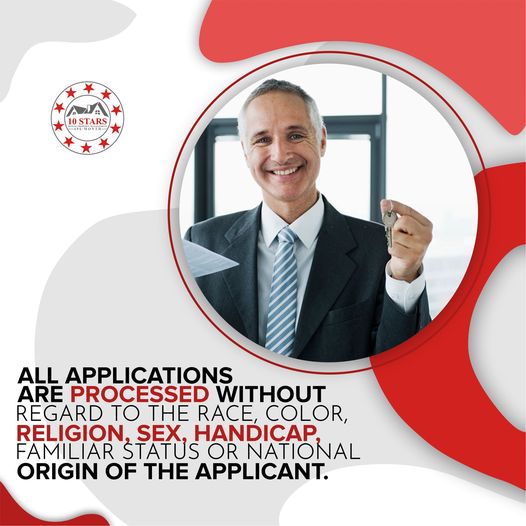 all application are processed without regards to the race