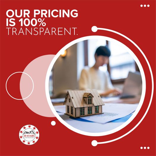 our pricing is 100 transparent