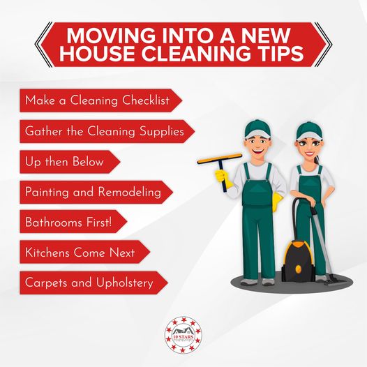 Moving Into a New House Cleaning Tips