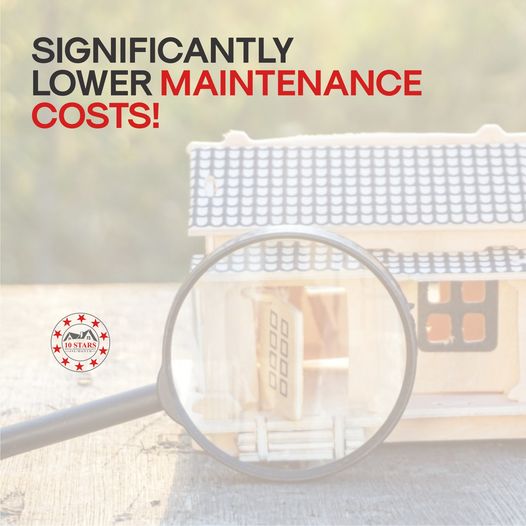 lower maintenance costs