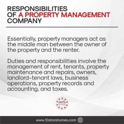 responsibilities of a property manangement company