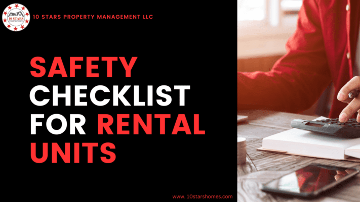checklist for rental units